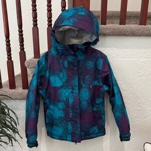 BILLABONG CALTYR Boys Colorful Patterned Ski/Snow Jacket
Size Small EUC
